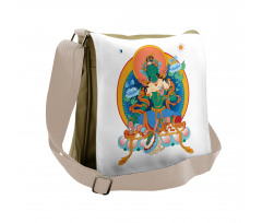 Sacred Female Figure Messenger Bag