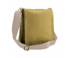 Doodle Dots Nuts Pattern Messenger Bag