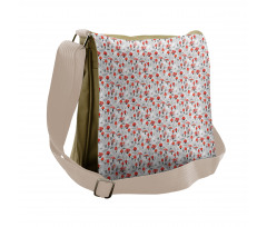 Sketch Woodland Design Messenger Bag