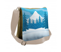 Mountain Forest Messenger Bag