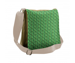 Fir Woodland Snow Messenger Bag