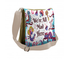 Alice in Wonderland Messenger Bag