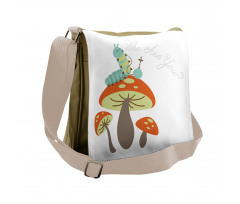 Hookah Caterpillar Messenger Bag