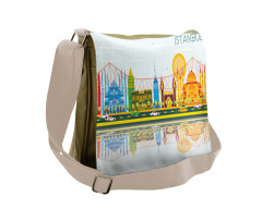 Cultural Landmarks Messenger Bag