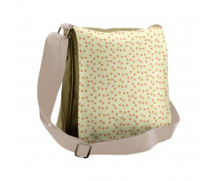 Daisy and Bugs Pattern Messenger Bag