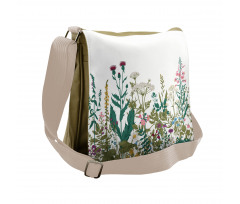 Wildflower Arrangement Messenger Bag