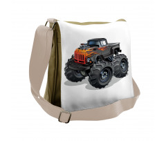 Cartoon Truck Messenger Bag