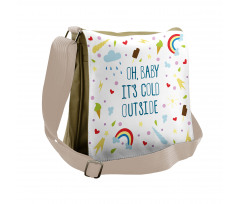 Summer Joke Colorful Messenger Bag