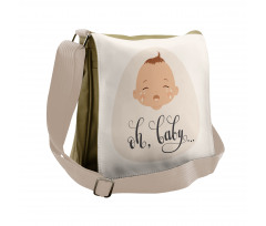 Cartoon Crying Baby Messenger Bag