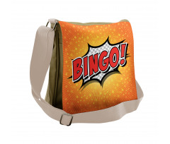 Cartoon Speech Bubble Messenger Bag