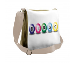 3D Style Colorful Balls Messenger Bag