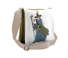 Strong Medieval Sorcerer Messenger Bag