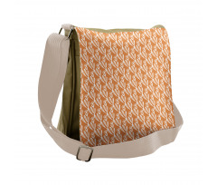 Calendula Pattern Messenger Bag