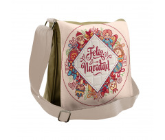 Feliz Navidad Christmas Messenger Bag