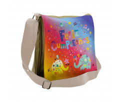 Feliz Cumpleanos Party Messenger Bag