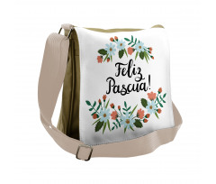 Feliz Pascua Easter Messenger Bag