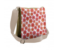 Pink Bloom Field Flourish Messenger Bag