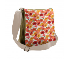 Spring Revival Blooms Messenger Bag