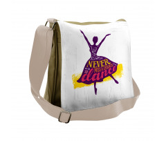 Female Dancer Messenger Bag