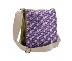 Nostalgic Botanical Messenger Bag