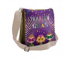 Fat Tuesday Party Messenger Bag