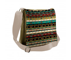 Theme Folkloric Motif Messenger Bag