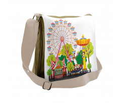 Carnival Tents Messenger Bag