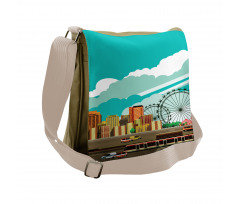 Downtown Panaroma Messenger Bag