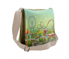 Circus Composition Messenger Bag