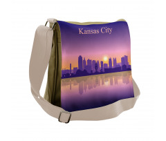 Downtown Cityscape Messenger Bag