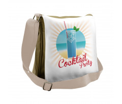 Beach Cocktail Party Messenger Bag