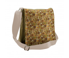 Cartoon Oktoberfest Messenger Bag