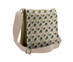 Birds Berries Messenger Bag