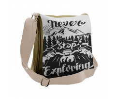 Road to the Mountains Messenger Bag