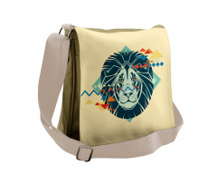 Modern Animal Portrait Messenger Bag