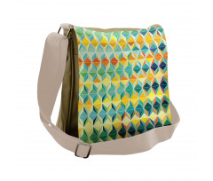 Futuristic Vibrant Design Messenger Bag