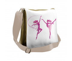 Ballerina Fairies Dancing Messenger Bag