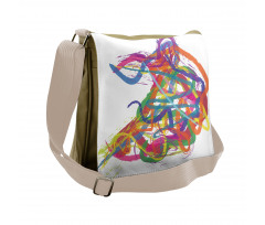 Abstract Art Dancer Messenger Bag