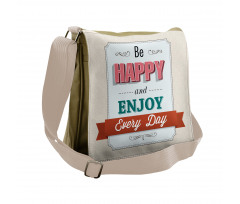 Enjoy Everyday Vintage Messenger Bag