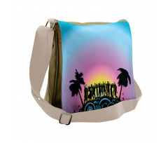 Joyful Dancing People Messenger Bag