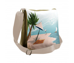 Beach Landscape Paradise Messenger Bag