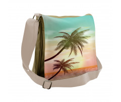 Tropical Horizon Scene Messenger Bag