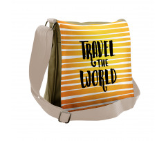 Travel the World Exploration Messenger Bag