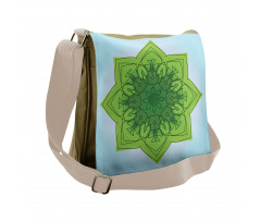 Sketch Flower Messenger Bag