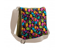 Dinosaur Eggs Bones Messenger Bag