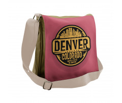 Denver Grunge Urban City Messenger Bag