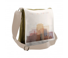 Colorado Springs Skyline Messenger Bag