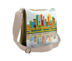 Denver Skyline Old Town Messenger Bag