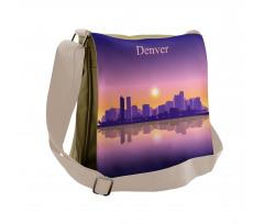 Dramatic Colorado Sunset Sky Messenger Bag