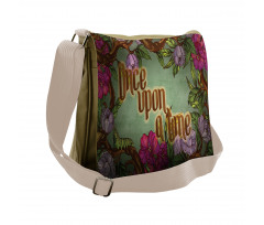 Caterpillar Flower Messenger Bag